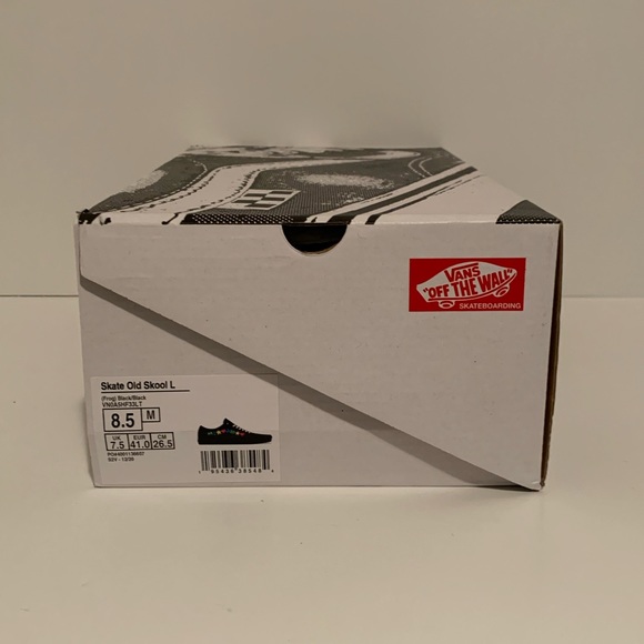 🐸 VANS OLD SKOOL FROG SKATEBOARDS MENS SHOES SIZE 8.5 SNEAKERS 🐸 - Picture 5 of 7